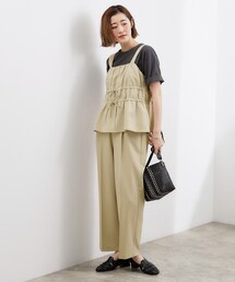 grove | 高評価!シャーリングビスチェSET UP(セットアップ)