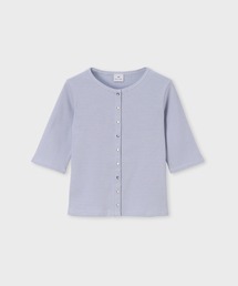 PS Paul Smith（ピーエスポールスミス）の「ウィメンズ ボーダー ハーフスリーブ カーディガン / 165452 J385（カーディガン/ボレロ）」