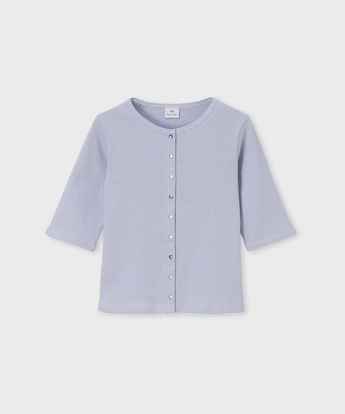 Paul Smith - 【未使用】Paul Smith ミックスボタン　半袖　カーディガン　XL Paul Smith ミックスボタン 半袖 カーディガン XL