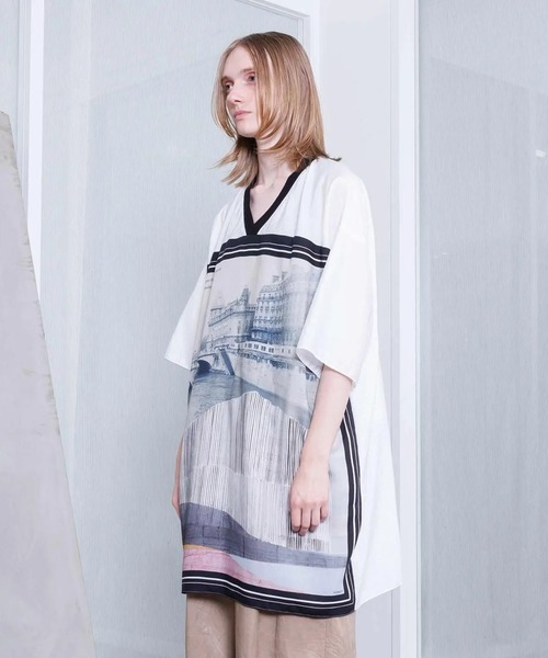 VOAAOV(ヴォアーブ)の「【VOAAOV】GHOST OF A MOMENT Oversize T-Shirt(Tシャツ/カットソー・メンズ・ブラック/サックスブルー・FREE)」の11枚目の写真