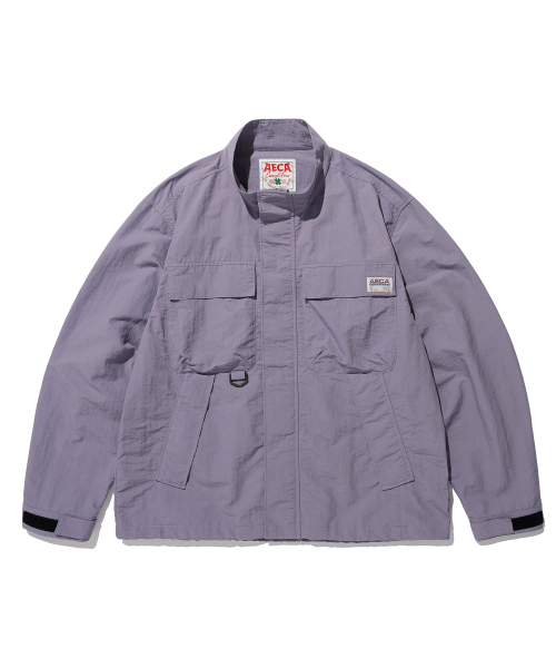 AECA(エイカ)の「NYLON CARGO JACKET-PURPLE(ナイロンジャケット・レディース・その他・M/L)」の4枚目の写真