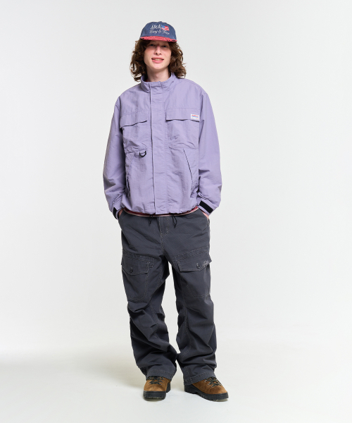 AECA(エイカ)の「NYLON CARGO JACKET-PURPLE(ナイロンジャケット・レディース・その他・M/L)」の10枚目の写真