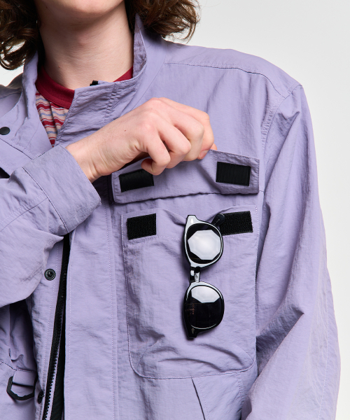 AECA(エイカ)の「NYLON CARGO JACKET-PURPLE(ナイロンジャケット・レディース・その他・M/L)」の12枚目の写真