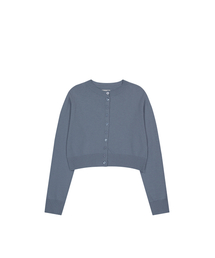 TUOMIO（トゥオミオ）の「BUTTON POINT CARDIGAN [DUSTY BLUE]（カーディガン/ボレロ）」