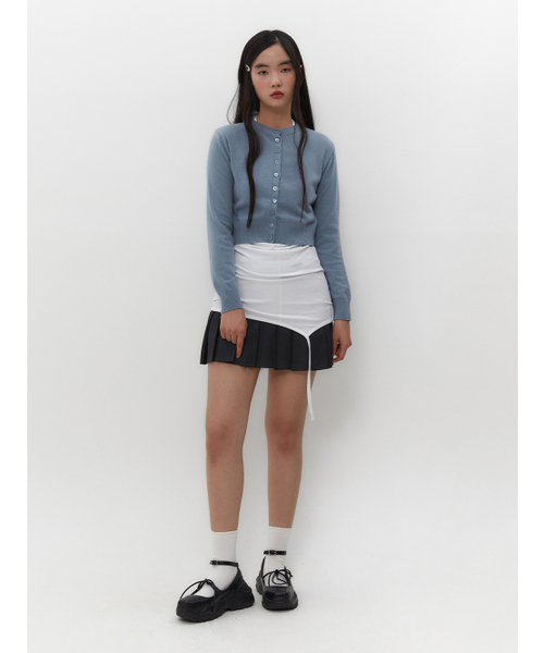 TUOMIO（トゥオミオ）の「BUTTON POINT CARDIGAN [DUSTY BLUE]（カーディガン/ボレロ・レディース・その他・1/2）」の5枚目の写真