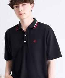 BEVERLY HILLS POLO CLUB（ビバリーヒルズポロクラブ）の「【Beverly Hills Polo Club/ビバリーヒルズ ポロクラブ】別注 ワンポイント ロゴ刺繍 半袖 ポロシャツ（ポロシャツ）」
