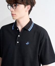 BEVERLY HILLS POLO CLUB（ビバリーヒルズポロクラブ）の「【Beverly Hills Polo Club/ビバリーヒルズ ポロクラブ】別注 ワンポイント ロゴ刺繍 半袖 ポロシャツ（ポロシャツ）」