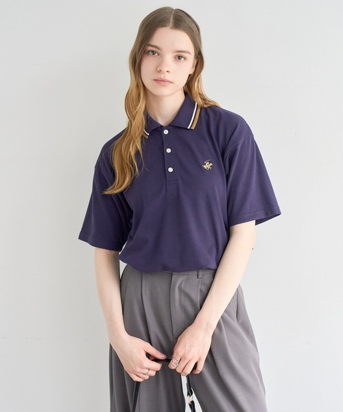 BEVERLY HILLS POLO CLUB(ビバリーヒルズポロクラブ)の「【Beverly Hills Polo Club/ビバリーヒルズ ポロクラブ】別注 ワンポイント ロゴ刺繍 半袖 ポロシャツ(ポロシャツ・メンズ・グレー/ブラック系2/ブラック系1/ネイビー/ホワイト系2/ホワイト系1・M/LL/L)」の14枚目の写真