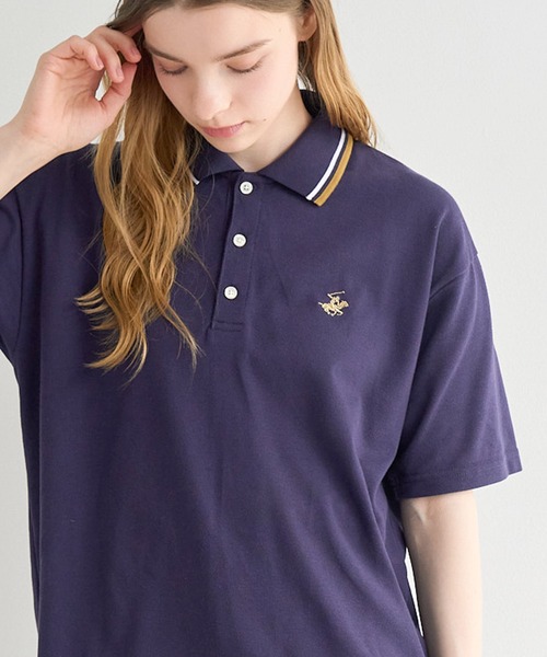 BEVERLY HILLS POLO CLUB(ビバリーヒルズポロクラブ)の「【Beverly Hills Polo Club/ビバリーヒルズ ポロクラブ】別注 ワンポイント ロゴ刺繍 半袖 ポロシャツ(ポロシャツ・メンズ・グレー/ブラック系2/ブラック系1/ネイビー/ホワイト系2/ホワイト系1・M/LL/L)」の16枚目の写真