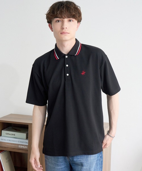 BEVERLY HILLS POLO CLUB(ビバリーヒルズポロクラブ)の「【Beverly Hills Polo Club/ビバリーヒルズ ポロクラブ】別注 ワンポイント ロゴ刺繍 半袖 ポロシャツ(ポロシャツ・メンズ・グレー/ブラック系2/ブラック系1/ネイビー/ホワイト系2/ホワイト系1・M/LL/L)」の10枚目の写真