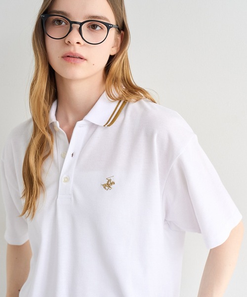 BEVERLY HILLS POLO CLUB(ビバリーヒルズポロクラブ)の「【Beverly Hills Polo Club/ビバリーヒルズ ポロクラブ】別注 ワンポイント ロゴ刺繍 半袖 ポロシャツ(ポロシャツ・メンズ・グレー/ブラック系2/ブラック系1/ネイビー/ホワイト系2/ホワイト系1・M/LL/L)」の8枚目の写真