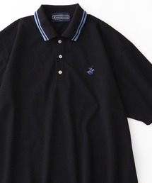 BEVERLY HILLS POLO CLUB（ビバリーヒルズポロクラブ）の「【Beverly Hills Polo Club/ビバリーヒルズ ポロクラブ】別注 ワンポイント ロゴ刺繍 半袖 ポロシャツ（ポロシャツ）」