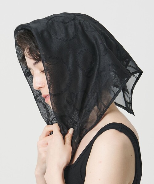 MARW UNITED ARROWS＞レース エンブロイダリー スカーフ（ストール