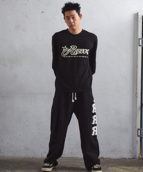 AMOU（アモウ）の「RRR One Tuck Sweat Pants BALCK（スウェットパンツ・レディース・その他・1/2）」の8枚目の写真