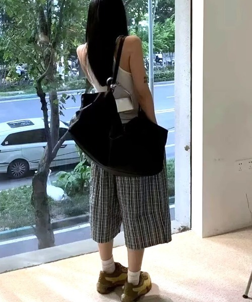Vipoa（ヴィポア）の「Blue green plaid loose shorts（その他パンツ・レディース・グリーン・FREE）」の8枚目の写真