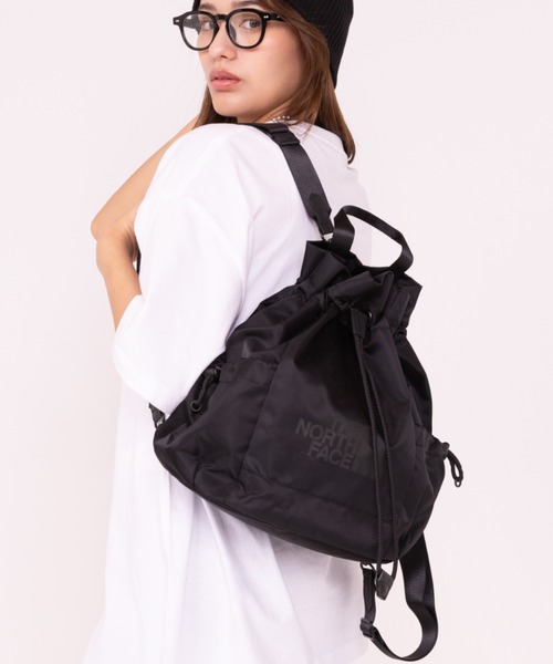THE NORTH FACE(ザノースフェイス)の「【THE NORTH FACE/ザ・ノースフェイス】5WAY 巾着ショルダーバッグ/リュック/バックパック/W LIGHT BONNEY PACK/ユニセックス(バックパック/リュック・レディース・ホワイト/ブラック・FREE)」の20枚目の写真