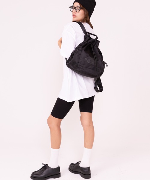 THE NORTH FACE(ザノースフェイス)の「【THE NORTH FACE/ザ・ノースフェイス】5WAY 巾着ショルダーバッグ/リュック/バックパック/W LIGHT BONNEY PACK/ユニセックス(バックパック/リュック・レディース・ホワイト/ブラック・FREE)」の19枚目の写真