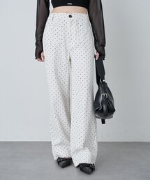 mline（エムライン）の「[mline]ドットデニム（デニムパンツ）」