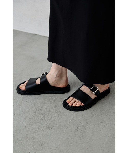 un/neu(アンノイ)の「ワイドストラップサンダル(サンダル・レディース・ブラック・SMALL/MEDIUM/LARGE)」の7枚目の写真