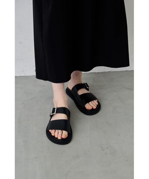 un/neu(アンノイ)の「ワイドストラップサンダル(サンダル・レディース・ブラック・SMALL/MEDIUM/LARGE)」の9枚目の写真