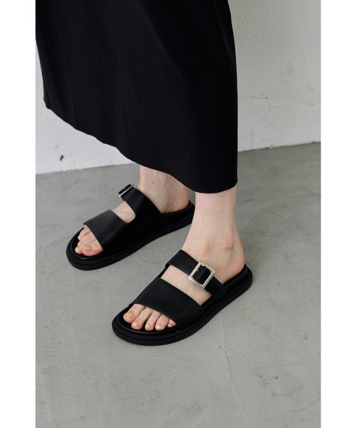 un/neu(アンノイ)の「ワイドストラップサンダル(サンダル・レディース・ブラック・SMALL/MEDIUM/LARGE)」の5枚目の写真