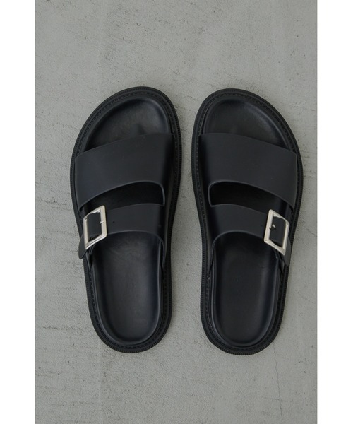 un/neu(アンノイ)の「ワイドストラップサンダル(サンダル・レディース・ブラック・SMALL/MEDIUM/LARGE)」の2枚目の写真