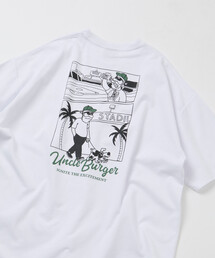 限定展開 ビッグシルエット バックプリント クルーネック Tシャツ Uncle Holiday