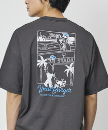 限定展開 ビッグシルエット バックプリント クルーネック Tシャツ Uncle Holiday