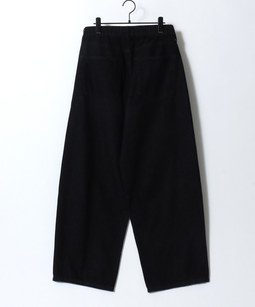 SITRY（シトリー）の「Barrel Leg Easy Denim Pants/バレルレッグ デニムパンツ ジーンズ ワイドパンツ ワイドジーンズ イージーパンツ（デニムパンツ・メンズ・ライトブルー/ライトグレー/ネイビー/ブラック系その他/ワンウォッシュ/ブラック・LL/M/L）」の8枚目の写真