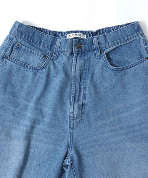 SITRY（シトリー）の「Barrel Leg Easy Denim Pants/バレルレッグ デニムパンツ ジーンズ ワイドパンツ ワイドジーンズ イージーパンツ（デニムパンツ・メンズ・ライトブルー/ライトグレー/ネイビー/ブラック系その他/ワンウォッシュ/ブラック・LL/M/L）」の19枚目の写真
