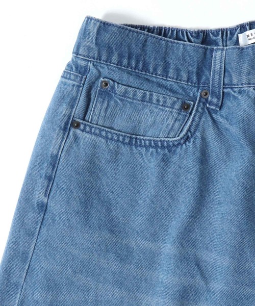 SITRY（シトリー）の「Barrel Leg Easy Denim Pants/バレルレッグ デニムパンツ ジーンズ ワイドパンツ ワイドジーンズ イージーパンツ（デニムパンツ・メンズ・ライトブルー/ライトグレー/ネイビー/ブラック系その他/ワンウォッシュ/ブラック・LL/M/L）」の20枚目の写真