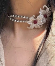 almo（アルモ）の「【LAMPOON】フラワーチョーカー（チョーカー）」