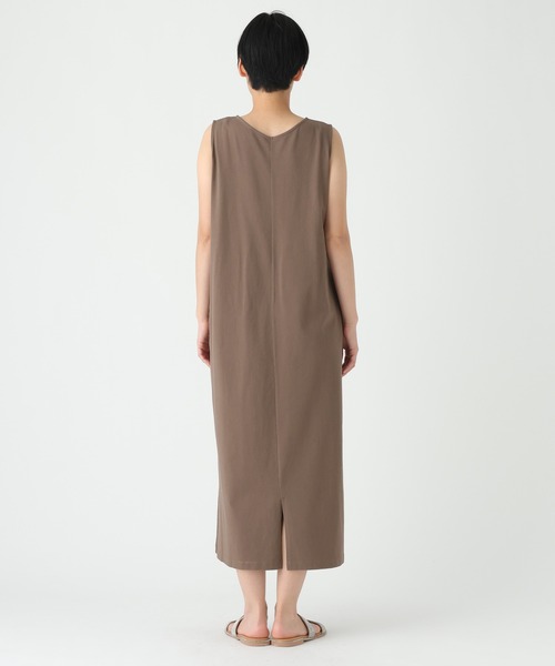Elura(エルーラ)の「ピグメント風ワンピース<低身長サイズあり>/679122(ワンピース・レディース・ブラウン/チャコールグレー・FREE/FREE(S))」の9枚目の写真