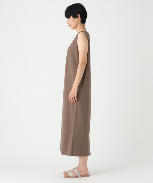 Elura(エルーラ)の「ピグメント風ワンピース<低身長サイズあり>/679122(ワンピース・レディース・ブラウン/チャコールグレー・FREE/FREE(S))」の8枚目の写真
