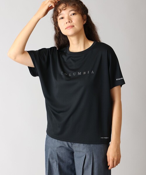 Columbia(コロンビア)の「Columbia/ ウィメンズマグノリアビスタショートスリーブTシャツ /コロンビア(Tシャツ/カットソー・レディース・ブラック/ベージュ/パープル・M/S/L/XL)」の2枚目の写真