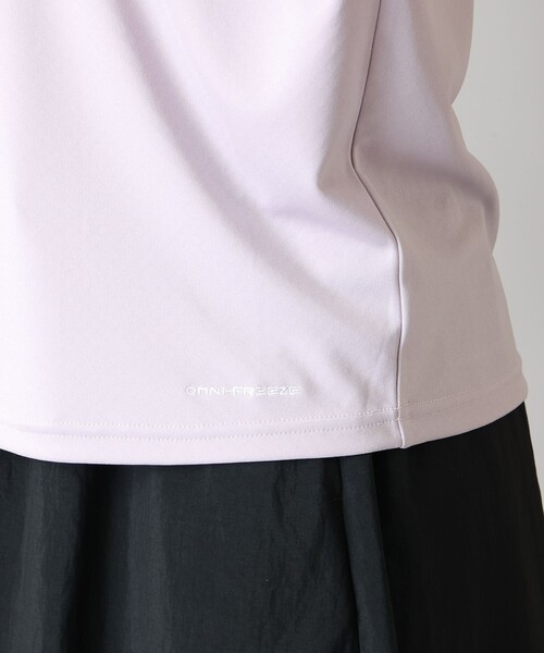 Columbia(コロンビア)の「Columbia/ ウィメンズマグノリアビスタショートスリーブTシャツ /コロンビア(Tシャツ/カットソー・レディース・ブラック/ベージュ/パープル・M/S/L/XL)」の16枚目の写真