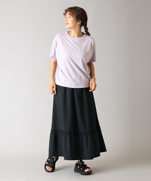 Columbia(コロンビア)の「Columbia/ ウィメンズマグノリアビスタショートスリーブTシャツ /コロンビア(Tシャツ/カットソー・レディース・ブラック/ベージュ/パープル・M/S/L/XL)」の22枚目の写真
