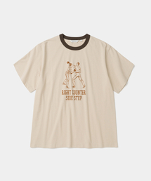 UNIFORM BRIDGE（ユニフォームブリッジ）の「boxer ringer s/s t-shirt beige（Tシャツ/カットソー）」
