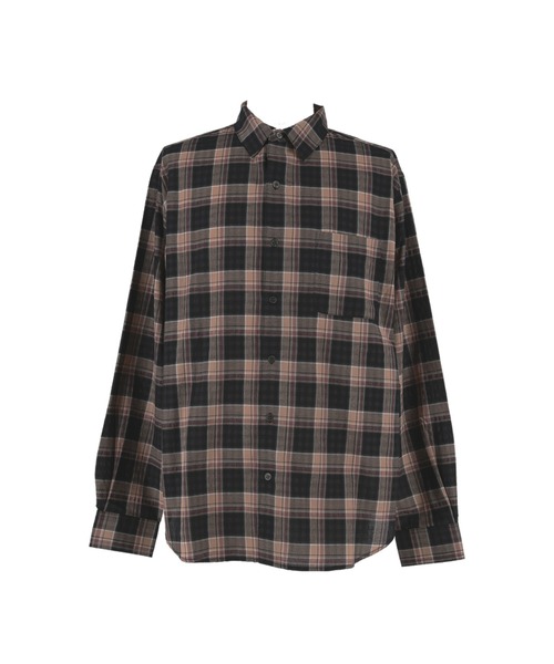 coca(coca)(コカ)の「チェック長袖シャツ(シャツ/ブラウス・メンズ・ライトブルー/ブラック・XL/M/L)」の15枚目の写真