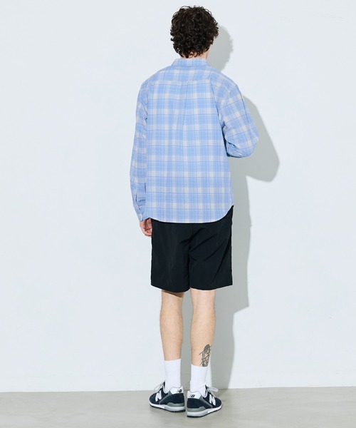 coca(coca)(コカ)の「チェック長袖シャツ(シャツ/ブラウス・メンズ・ライトブルー/ブラック・XL/M/L)」の6枚目の写真