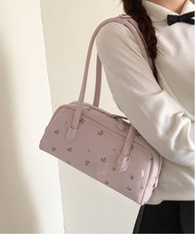 小花柄ボストンバッグ