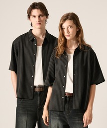 CLEL（クレイル）の「【CLEL】Linen Blend Short Sleeve Shirt / リネンブレンド 半袖シャツ（シャツ/ブラウス）」