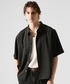 CLEL（クレイル）の「【CLEL】Linen Blend Short Sleeve Shirt / リネンブレンド 半袖シャツ（シャツ/ブラウス・M）」