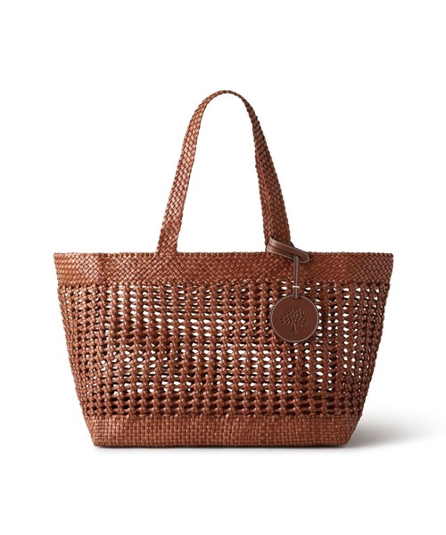 Mulberry（マルベリー）の「ラージ ウーブン レザー トート Large Woven Leather Tote（トートバッグ・レディース・ブラウン・SMALL）」の2枚目の写真
