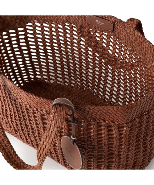 Mulberry（マルベリー）の「ラージ ウーブン レザー トート Large Woven Leather Tote（トートバッグ・レディース・ブラウン・SMALL）」の5枚目の写真