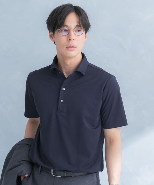 URBAN RESEARCH DOORS（アーバンリサーチドアーズ）の「LIFE STYLE TAILOR　トリコットセミワイド半袖プルオーバー無地（シャツ/ブラウス・メンズ・ホワイト/ネイビー・X-LARGE/LARGE/MEDIUM）」の13枚目の写真