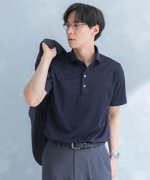URBAN RESEARCH DOORS（アーバンリサーチドアーズ）の「LIFE STYLE TAILOR　トリコットセミワイド半袖プルオーバー無地（シャツ/ブラウス・メンズ・ホワイト/ネイビー・X-LARGE/LARGE/MEDIUM）」の17枚目の写真