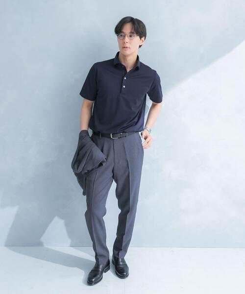 URBAN RESEARCH DOORS（アーバンリサーチドアーズ）の「LIFE STYLE TAILOR　トリコットセミワイド半袖プルオーバー無地（シャツ/ブラウス・メンズ・ホワイト/ネイビー・X-LARGE/LARGE/MEDIUM）」の19枚目の写真