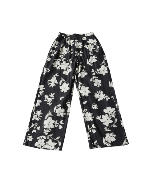 antiqua(アンティカ)の「花柄 ワイドパンツ(その他パンツ・レディース・ブラック・MEDIUM/LARGE)」の9枚目の写真