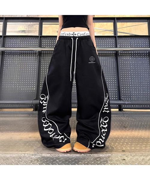 Bling Leads(ブリングリーズ)の「【Bls】 【ZL】【Bling Leads】ダブルハイウエスト イージーパンツ(その他パンツ・レディース・ブラック・LARGE/MEDIUM)」の9枚目の写真